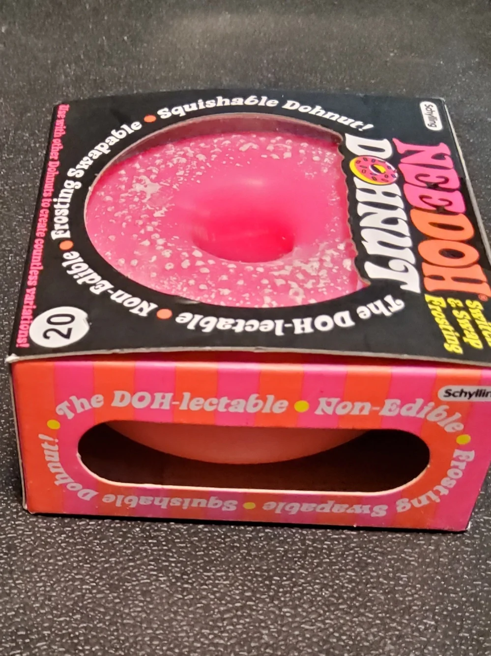 Schylling Needoh Dohnut Squishable Toy - Pink